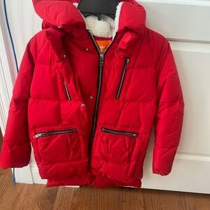 Amazon Bright Red Kids Puffer Jacket